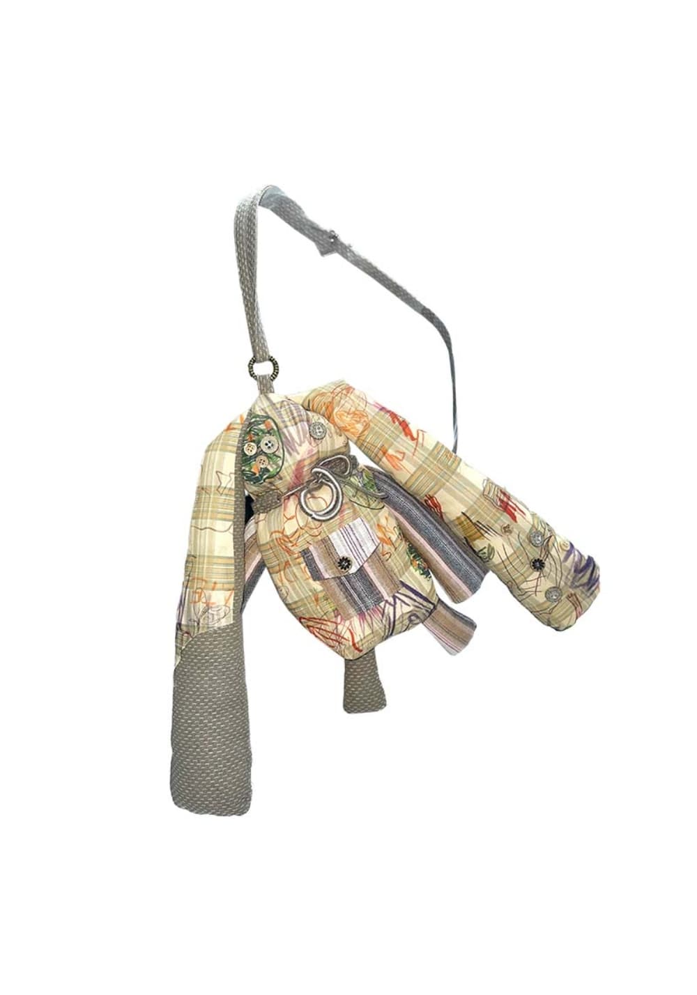 OPEN AESTHETIC丨Graffiti Bunny Strap Bag - PSYLOS 1, OPEN AESTHETIC丨Graffiti Bunny Strap Bag, Bag, OPEN AESTHETIC, PSYLOS 1